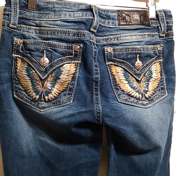 Miss Me Denim - FINAL SALE! Miss Me Bling Chloe Boot Cut Jeans Sz.29